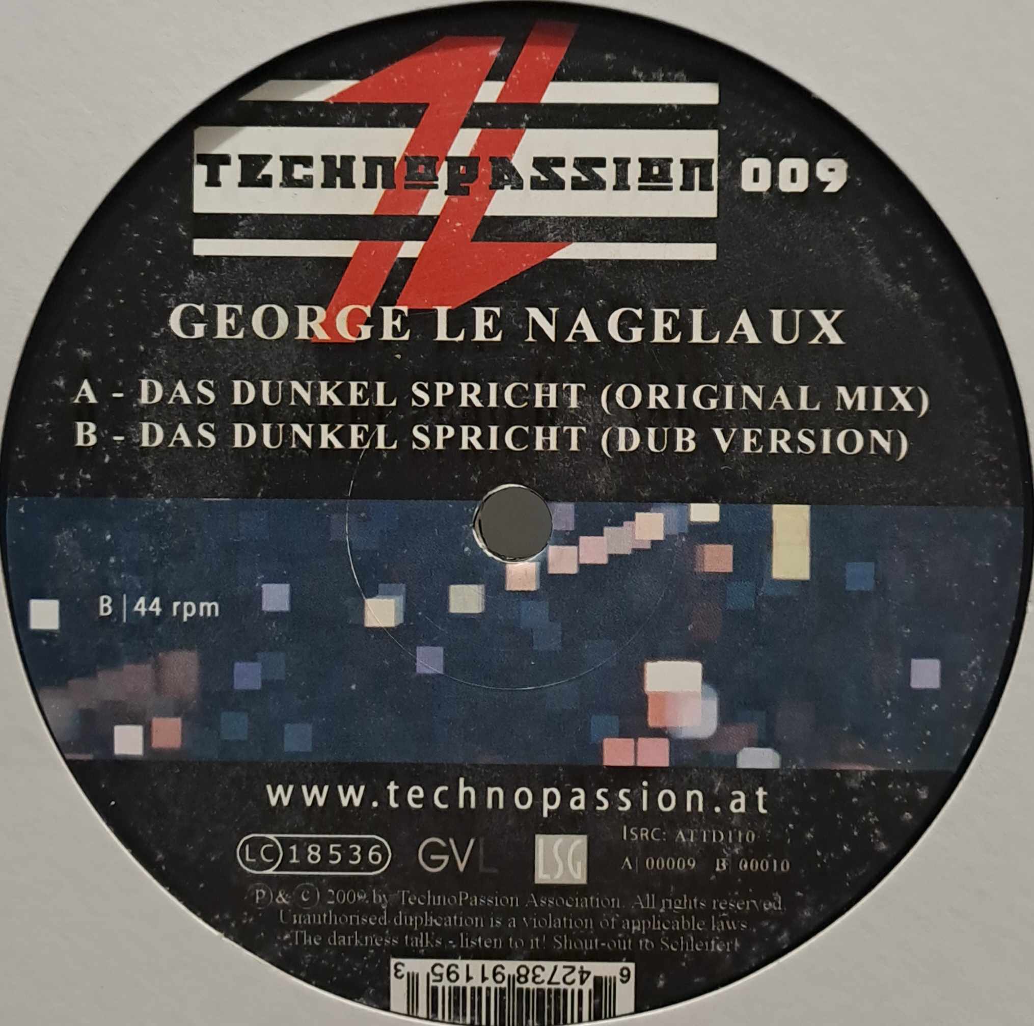 TechnoPassion 009 - vinyle techno
